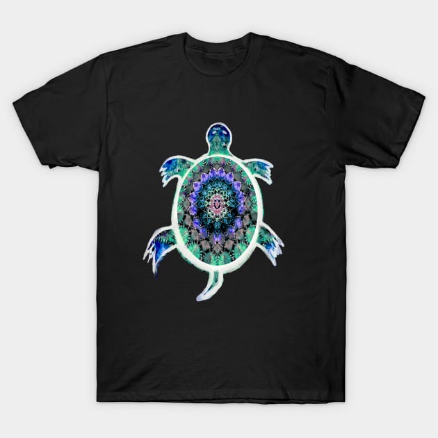 Tie Dye Terrapin  Grateful Dead Company Turtle psychedelic animal spirit phish fans T-Shirt by Aurora X